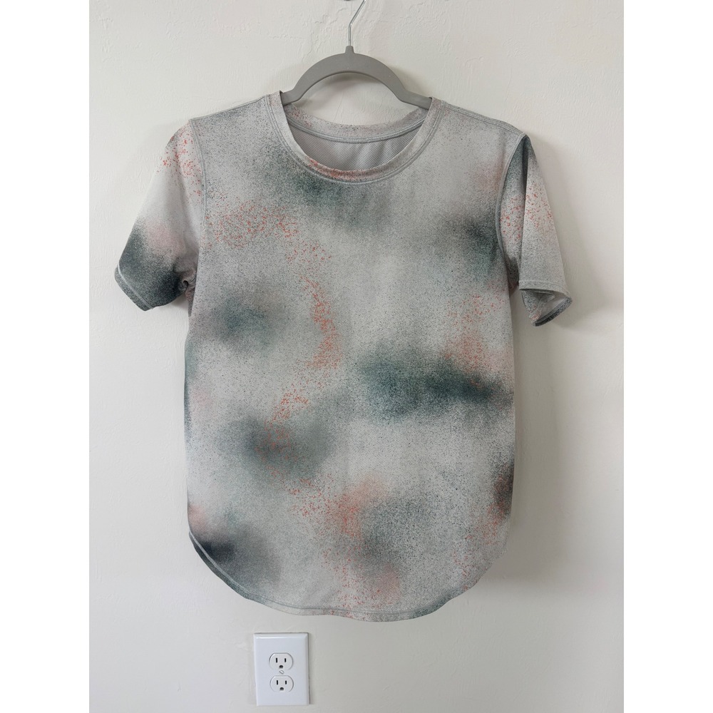 Lululemon multicolor tie dye athletic love tee size 4